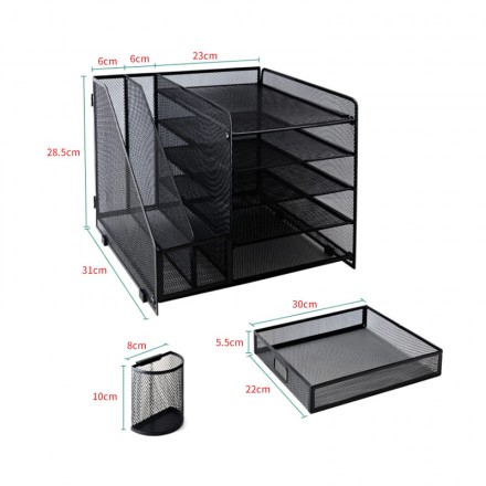 Drawer file racks multilayer