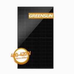 210mm Half Cut Cells Solar Energy Panel 400W 405W 410W 415W 420W Full Black Photovoltaic Module