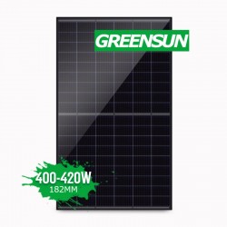 Black Photovoltaic Solar Panel 400W 410W 415W 420W Monocrystalline Solar Module