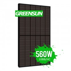 Full Black Solar Panel 540watt 550watt 560watt Monocrystalline 540 W 550 W 560W Photovoltaic