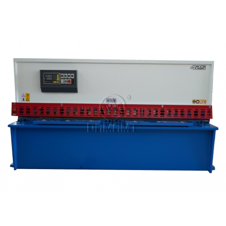 Hydraulic swing plate shears