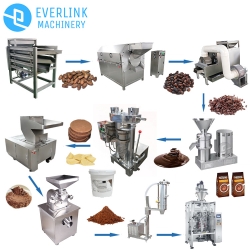 Small Scale Plant Cocoa Processing Machine