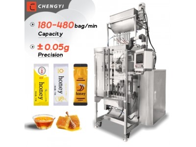 Vertical Honey Stick Packing Machine Honey Seasoning Syrup Liquid Sachet Filling Packing Machine hon