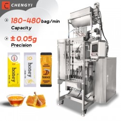 Vertical Honey Stick Packing Machine Honey Seasoning Syrup Liquid Sachet Filling Packing Machine hon