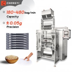 multi lane granular powder stick sachet packing machine sugar stick packing machine coffee stick pac