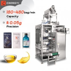 Soap Liquid Packing Machine multi lane 4 sides seal Sachet liquid packing machine Washing Liquid Pac