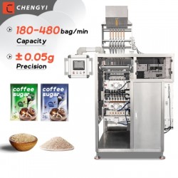 Automatic coffee powder sugar Granule mixed Stick packing machine coffee packing machine coffee sach