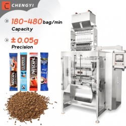 Automatic Multi-Lane granule packing machine Coffee stick packaging machine Freeze-dried coffee powd