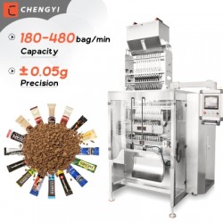 Automatic Multi-Lane coffee Sachet Packing Machine Coffee stick packaging machine Freeze-dried coffe