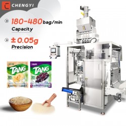 concentrated particles powder solid drinks instant tea packing machine vitamin C fruit extracts sach