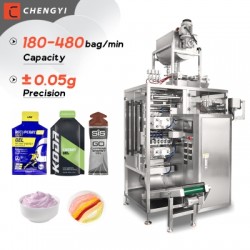 Enzyme Syrup Gel Jelly Stick mixed jam Sachet Packing Machine multi lane liquid packing machine vffs