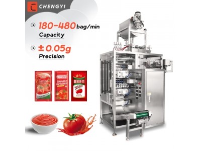 Shaped Bag Stick Sauce ketchup packet liquid packing machine ketchup Packing Machine tomato paste sa