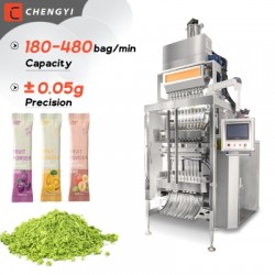 Automatic Back Sealing Stick Bag Packaging Machine Whey protein powder packing Machine Cocoa Matcha 