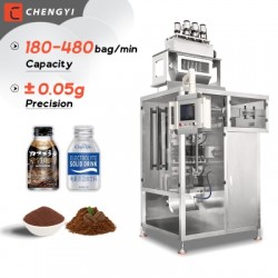 multi lane coffee Particle powder mixed sachet packing machine solid drink powder Packing Machine mu