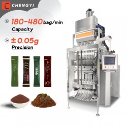 powder packing machine Multi-lane Automatic sachets coffee powder packing machine coffee stick fill 