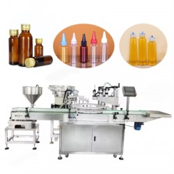 Custom rotary steroid injectable oil vial filling stopper and capping machine for 10ml vials/small b