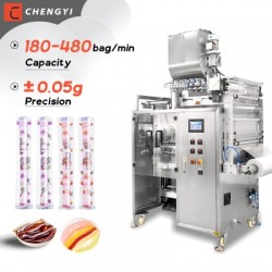 Ice Lolly packing machine Jelly Bars Popsicle Stick Cream Packing Machine beverage ice pop liquid fo