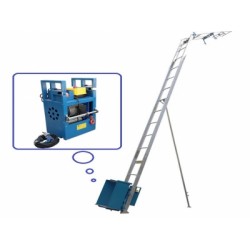 Easy Assemble Solar Panel Installer Tools Hoist Ladder for Residential PV Installations