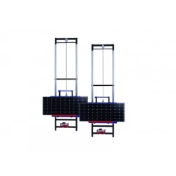 High Quality Hydraulic Electric Cargo Elevator Lift Solar Panel Lift 200kg 4 Panels Ladder Lifter