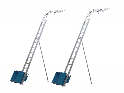 Factory Price Safety Automatic Alum Electric Hoist Ladder Lift for Solar Panel