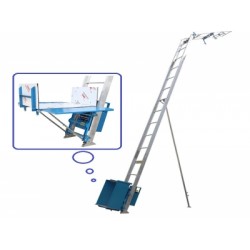 Bulk Price Alum Ladder Hoist Lifting Portable Solar Panel Electric Ladder Lift For Roof