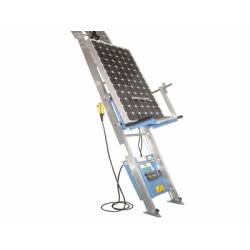 Manufacturer Supply Alum Solar Panel Ladder Lift 4 Panels Elevator Platform Roof Lifting Hoist