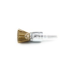 Industrial Brush Twisted Brass Coated Steel Wire End Brush