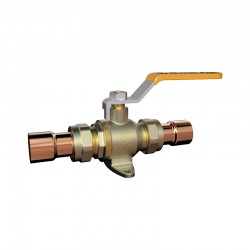 Wholesale S1165 20 LONG HANDLE BRASS GAS VALVE