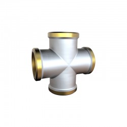 Wholesale S7113 BRASS CROSS FITTING