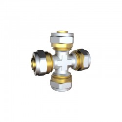 Wholesale S6217 BRASS CROSS FITTING