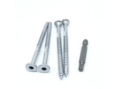 Bulk Bugle Head Hex Socket Drive Knurling Batten Screws with Type 17