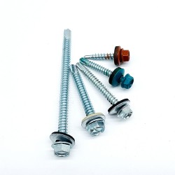 Bulk Hex Washer Head Self Drilling Screws with Bonded Washer