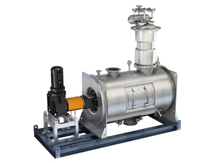 Ploughshare Mixer With Retractable Shaft