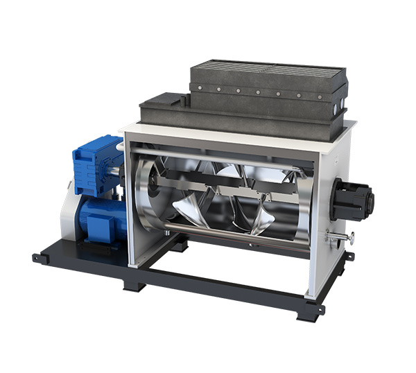 Conical Screw Mixer With Retractable Shaft
