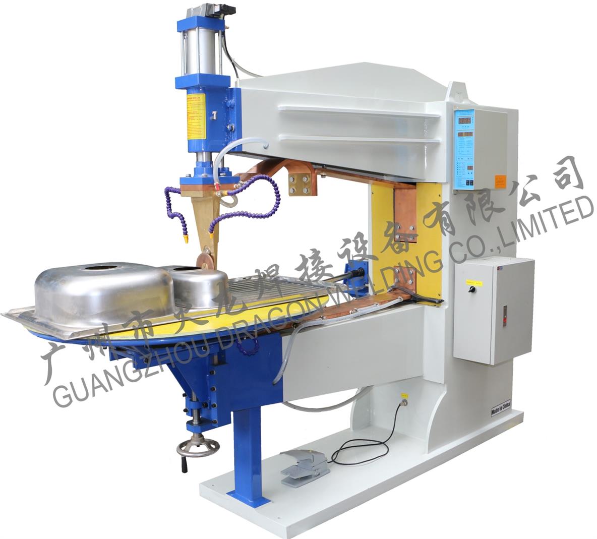 sink rolling seam welding machine, sink welding machine, kitchen sink welding machine, sink making m