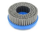 Industrial Brush Long Filament Dot Style Abrasive Disc Brush