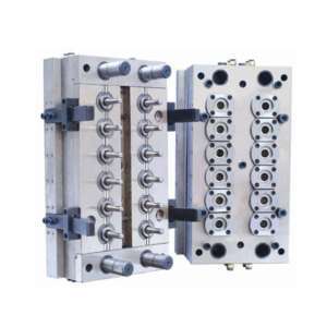 12-cavity preform mould